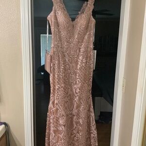 Rose colored Mother of the Bride Dress
